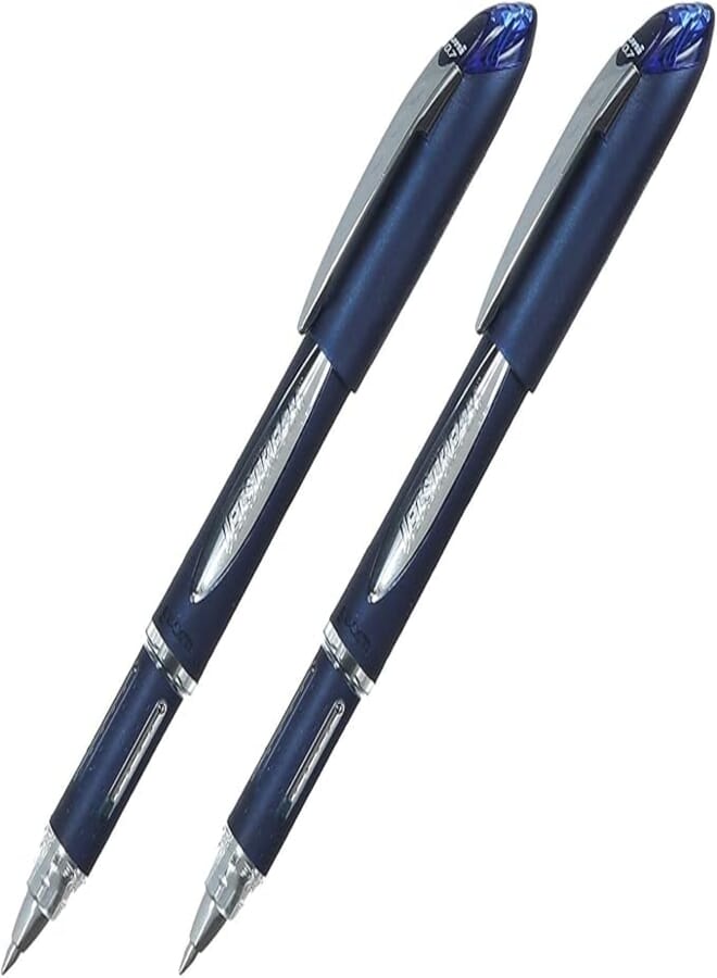 Uni-ball Jet Stream Sx217 Pen, Pack of 2 - Blue